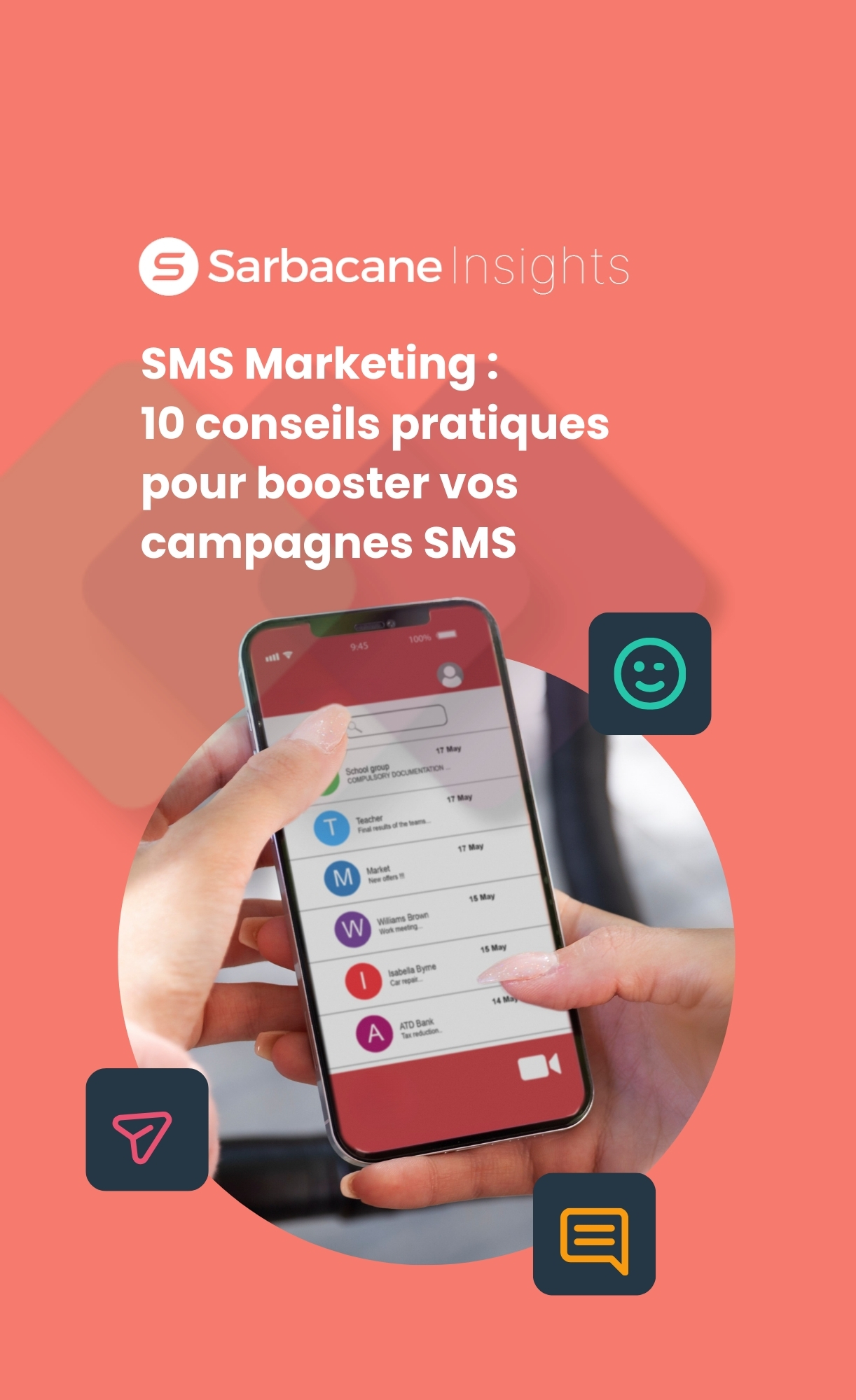 Couverture Sarbacane Insight : Booster vos campagnes SMS